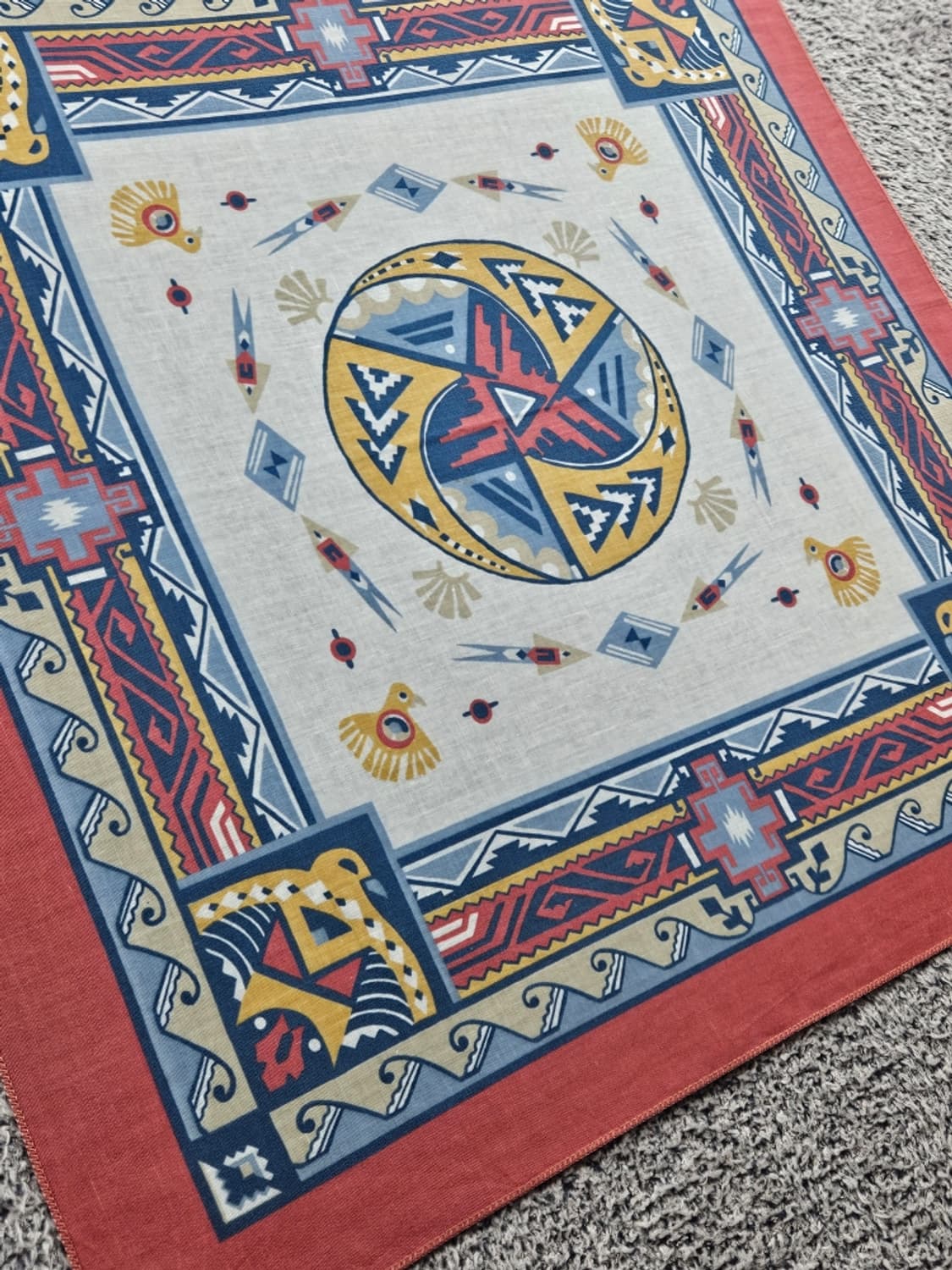 USA 나바호 아즈텍 문양 패턴 반다나 ( 54X54 ) / 10969 상품이미지2