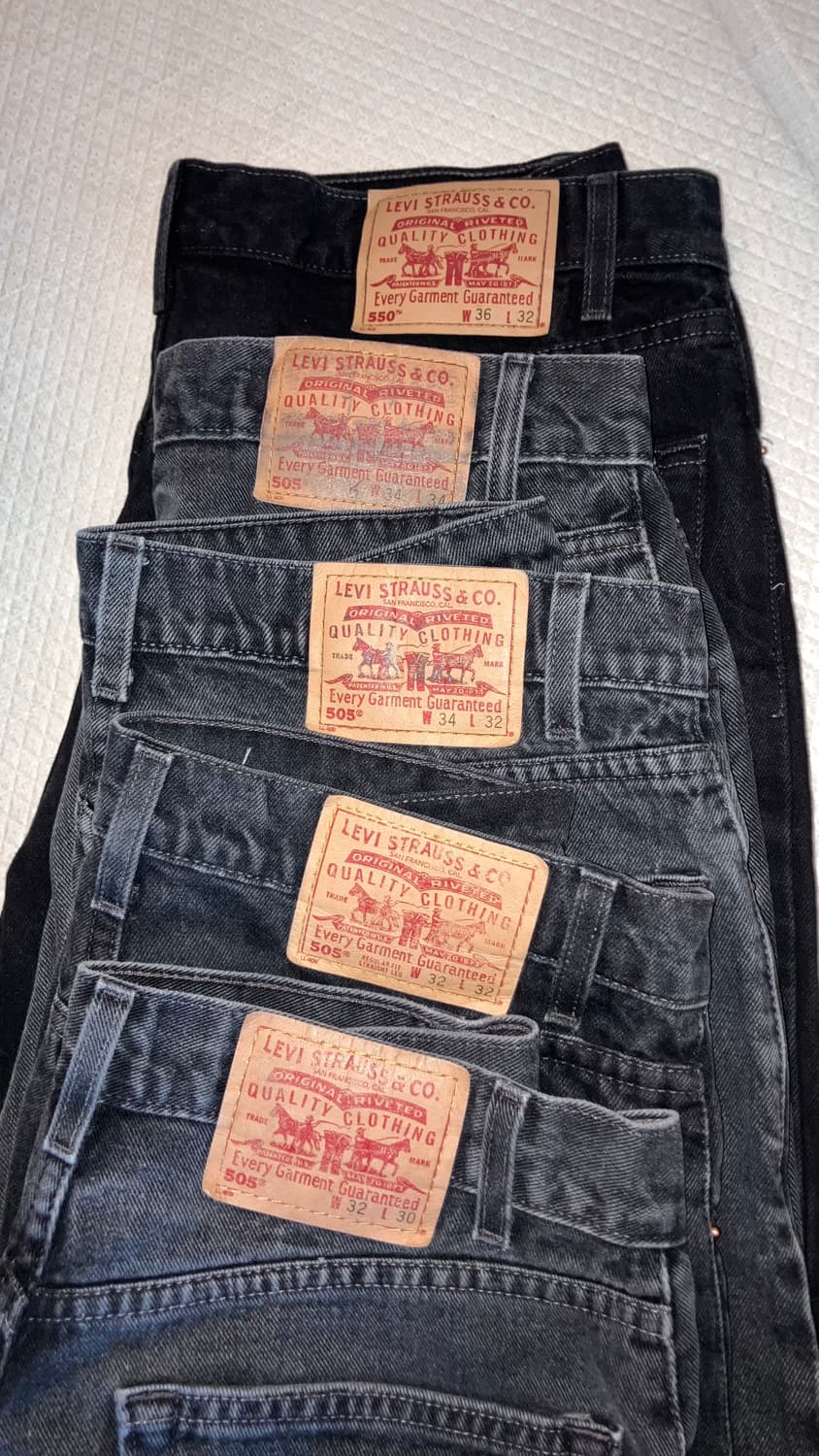 90s 00s black jeans 상품이미지1