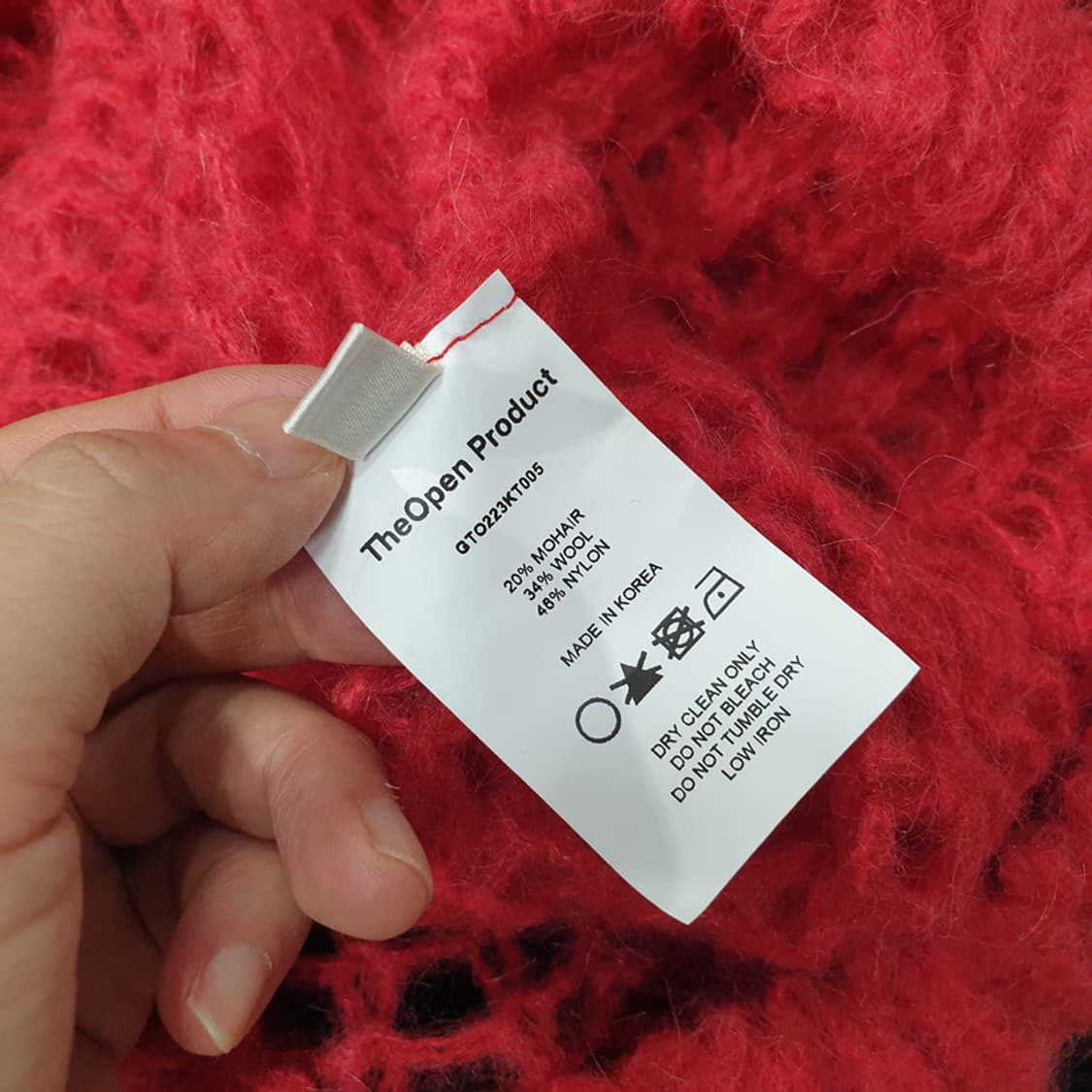 더오픈프로덕트 모헤어 니트 1사이즈 상품이미지4