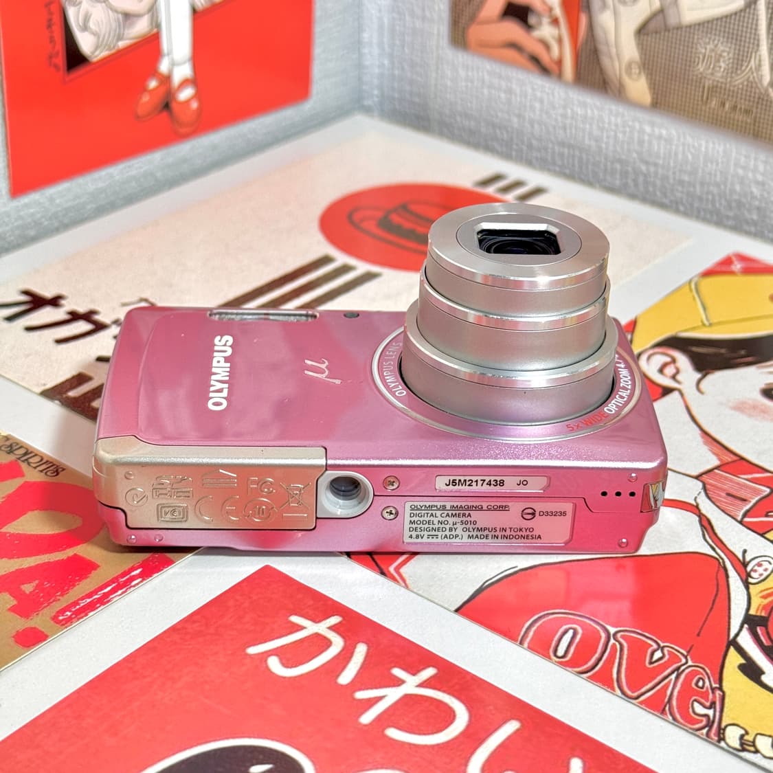 올림푸스 뮤 5010 베이비 핑크 빈티지디카 상품이미지4