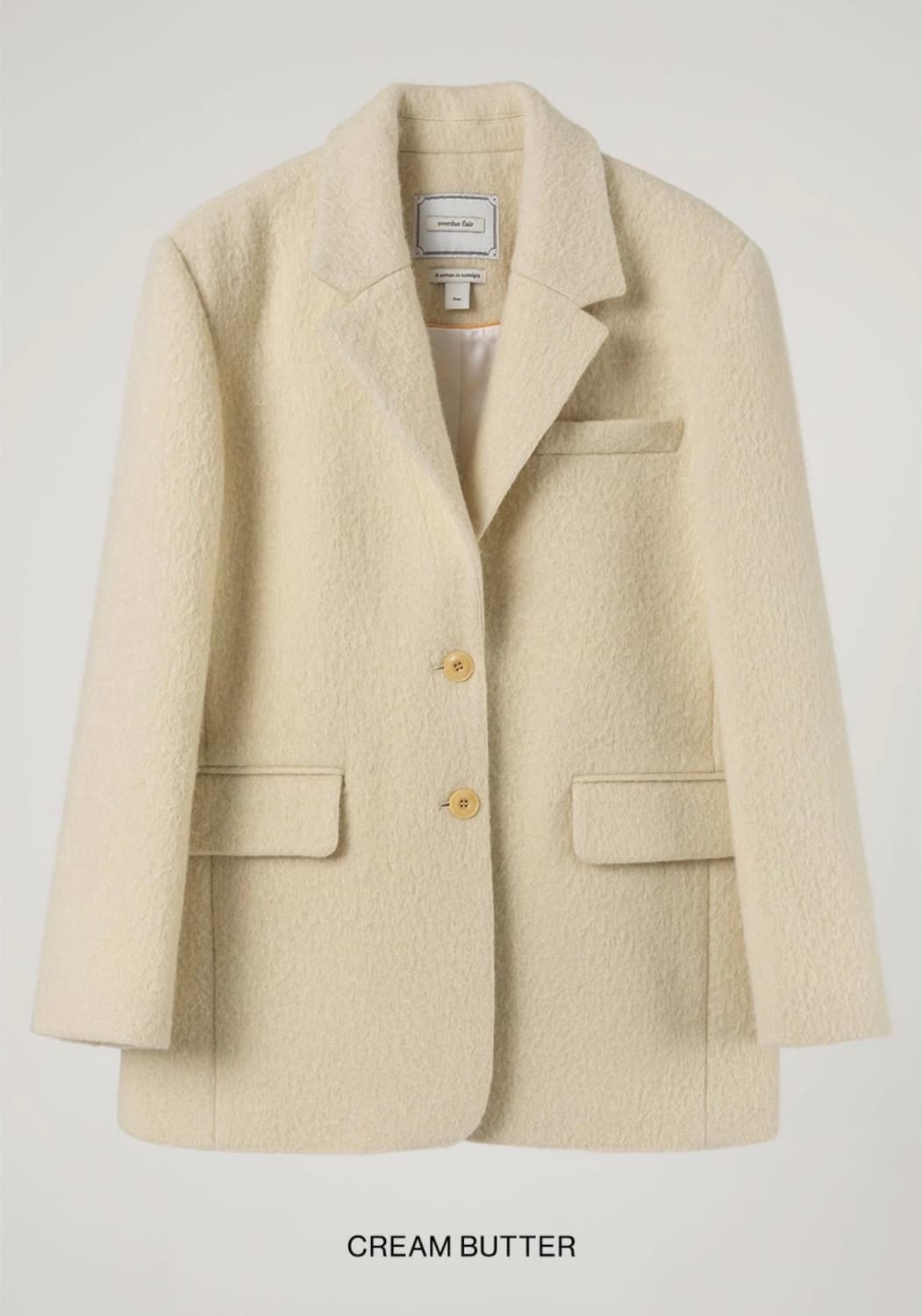 오버듀플레어 코지 울 자켓 상품이미지1