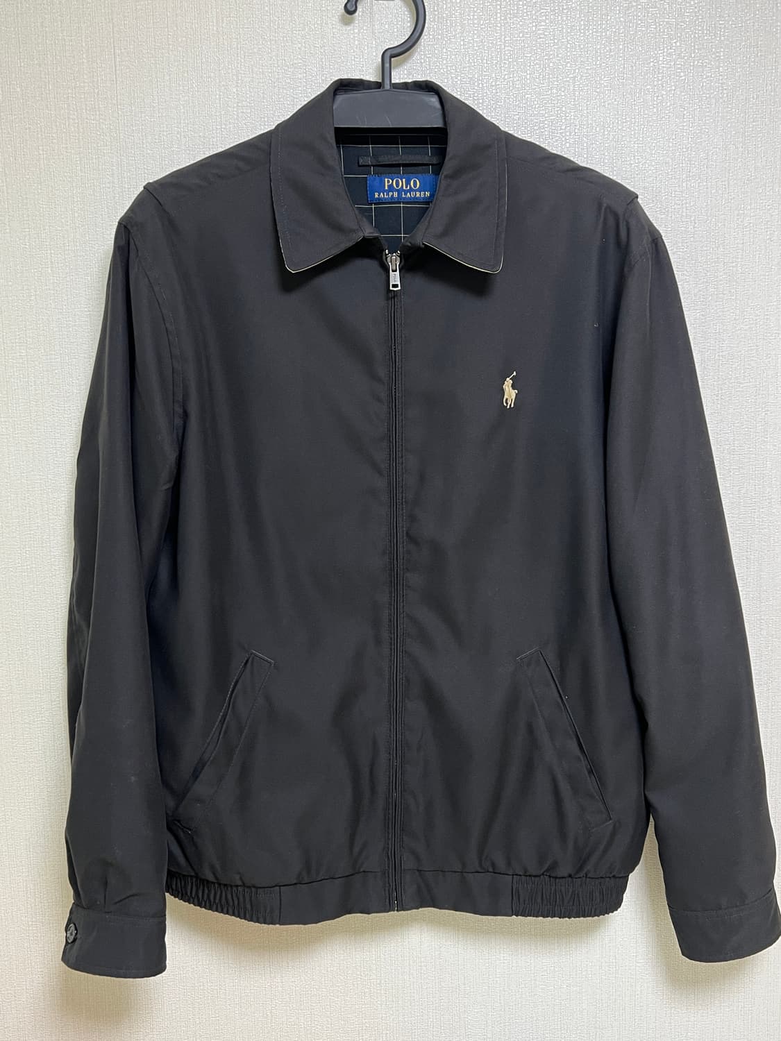 폴로 블랙 남성 바이스윙 지퍼 재킷 급처 상품이미지1