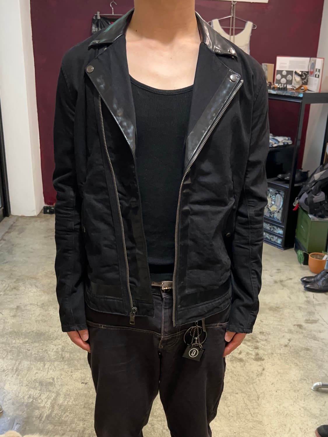 Armani Exchange (아르마니 익스체인지) 더블 라이더 자켓 상품이미지1