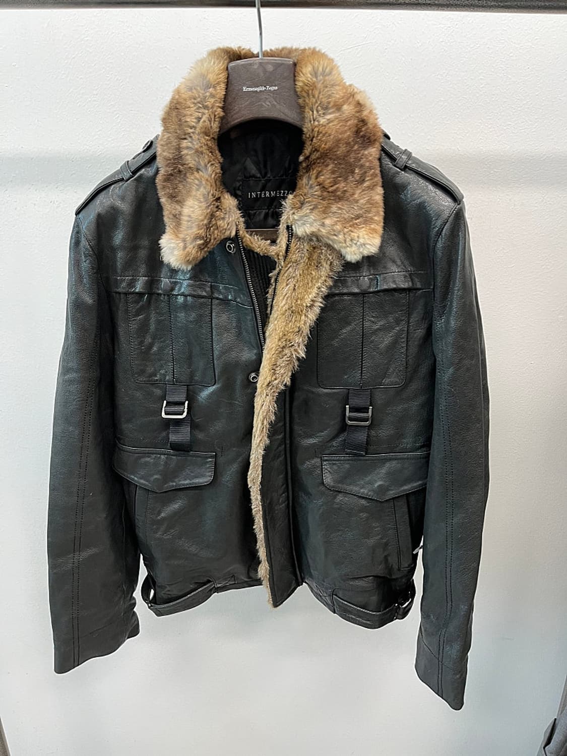 100) 인터메조 레빗퍼 레더자켓  상품이미지4