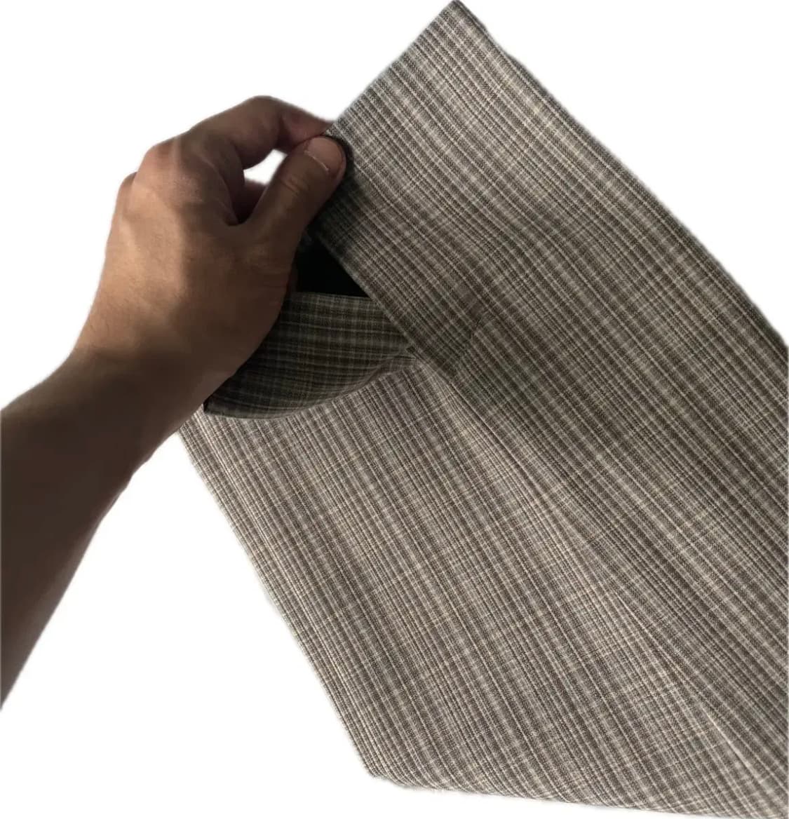 오라리 하드 트위스트 울 체크 슬랙스 3 상품이미지3