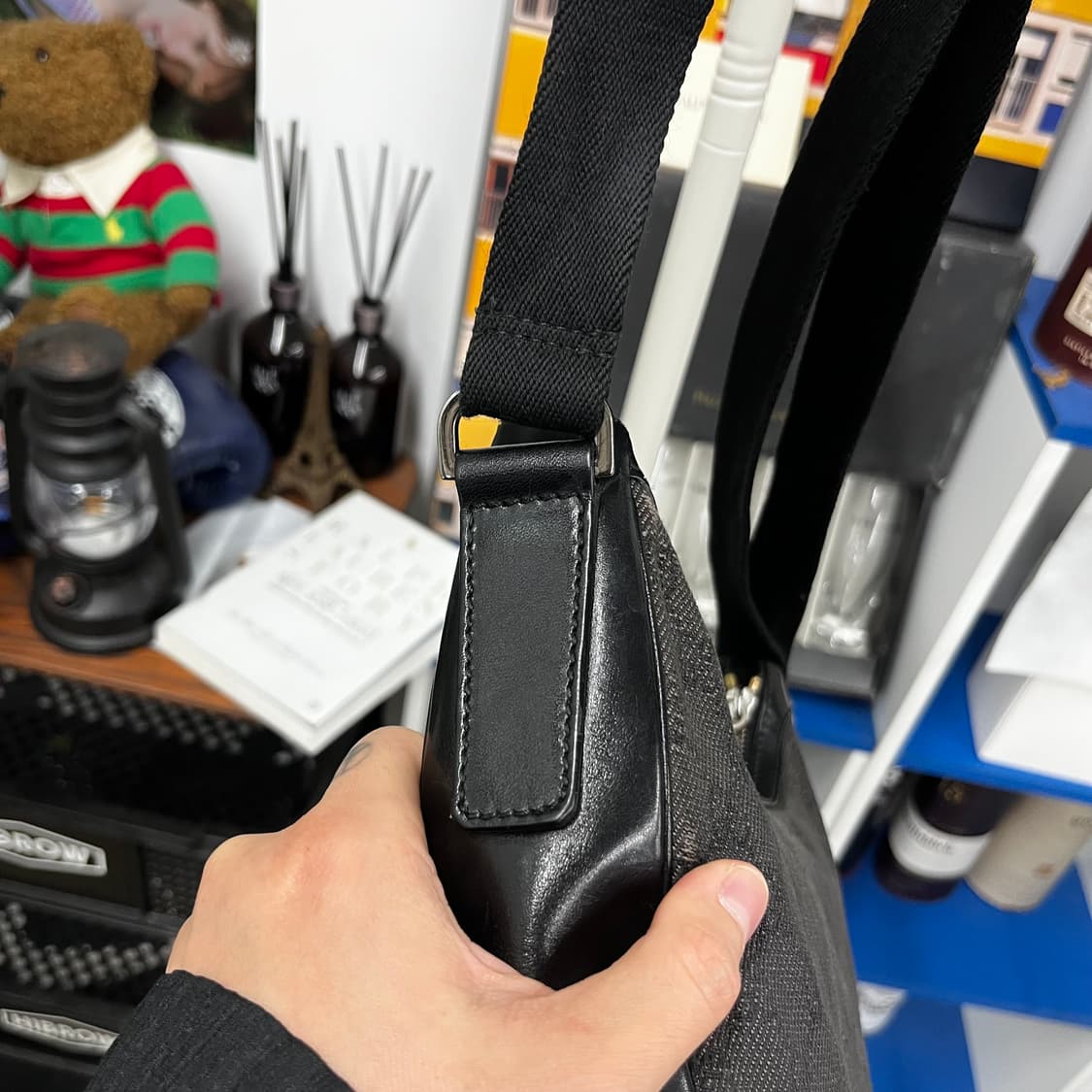 구찌 캔버스/레더 크로스백 상품이미지7