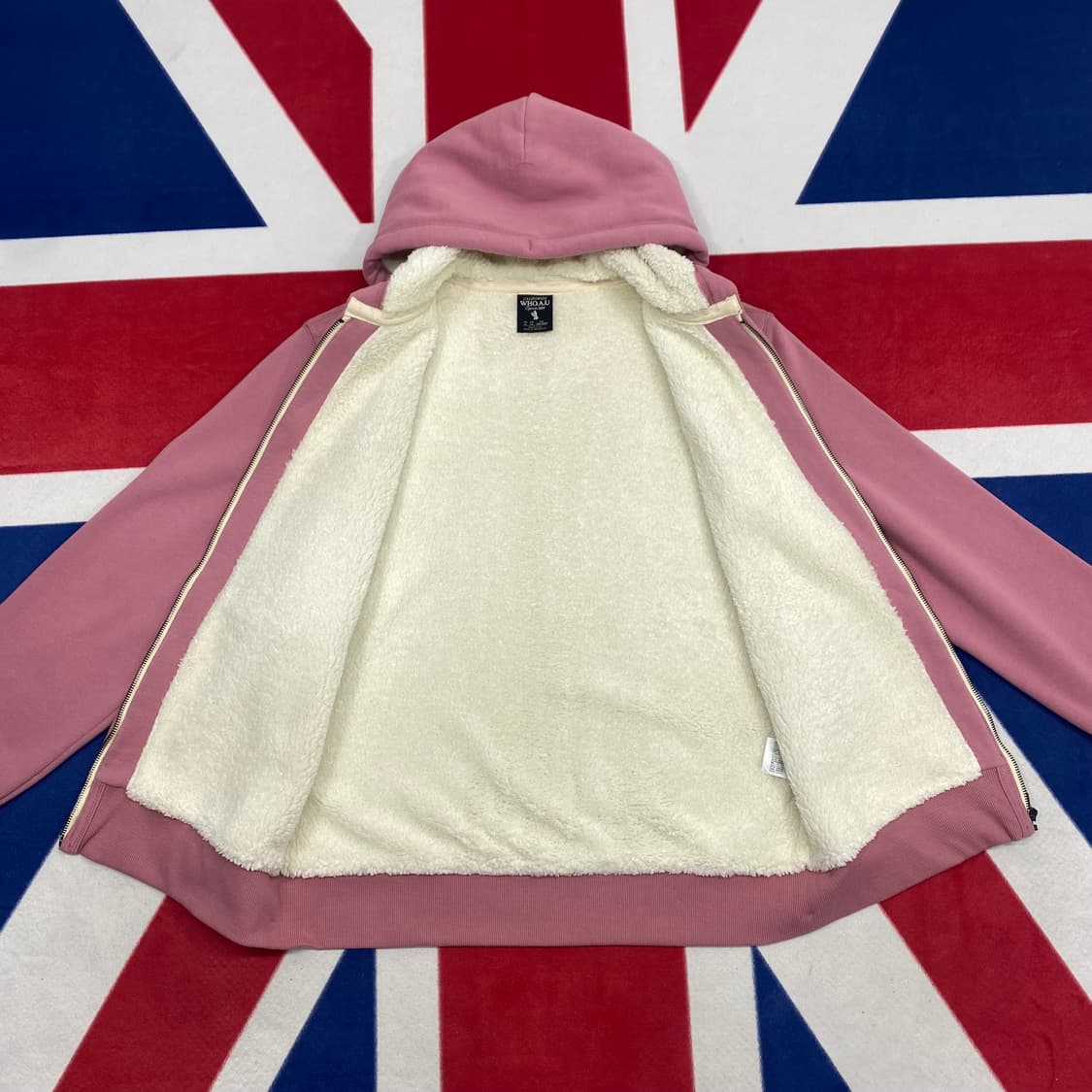 후아유 보아털 후드집업 XL 상품이미지3