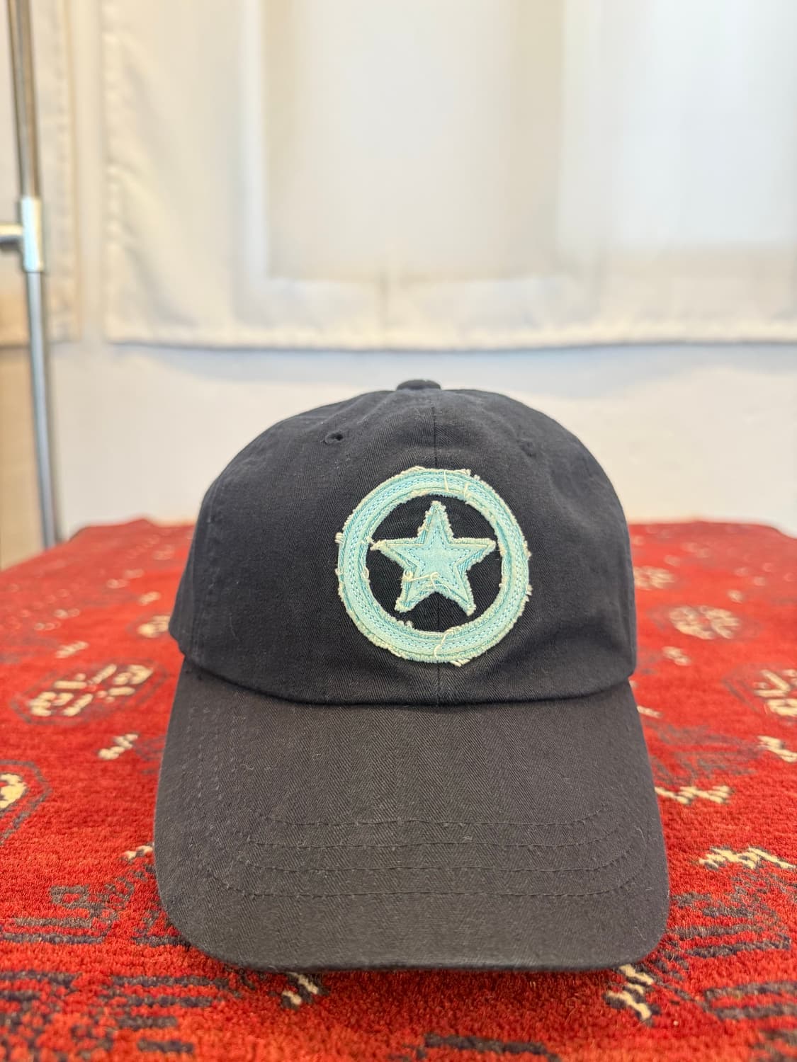 컨버스 민트 네이비 별 로고 캡 상품이미지1