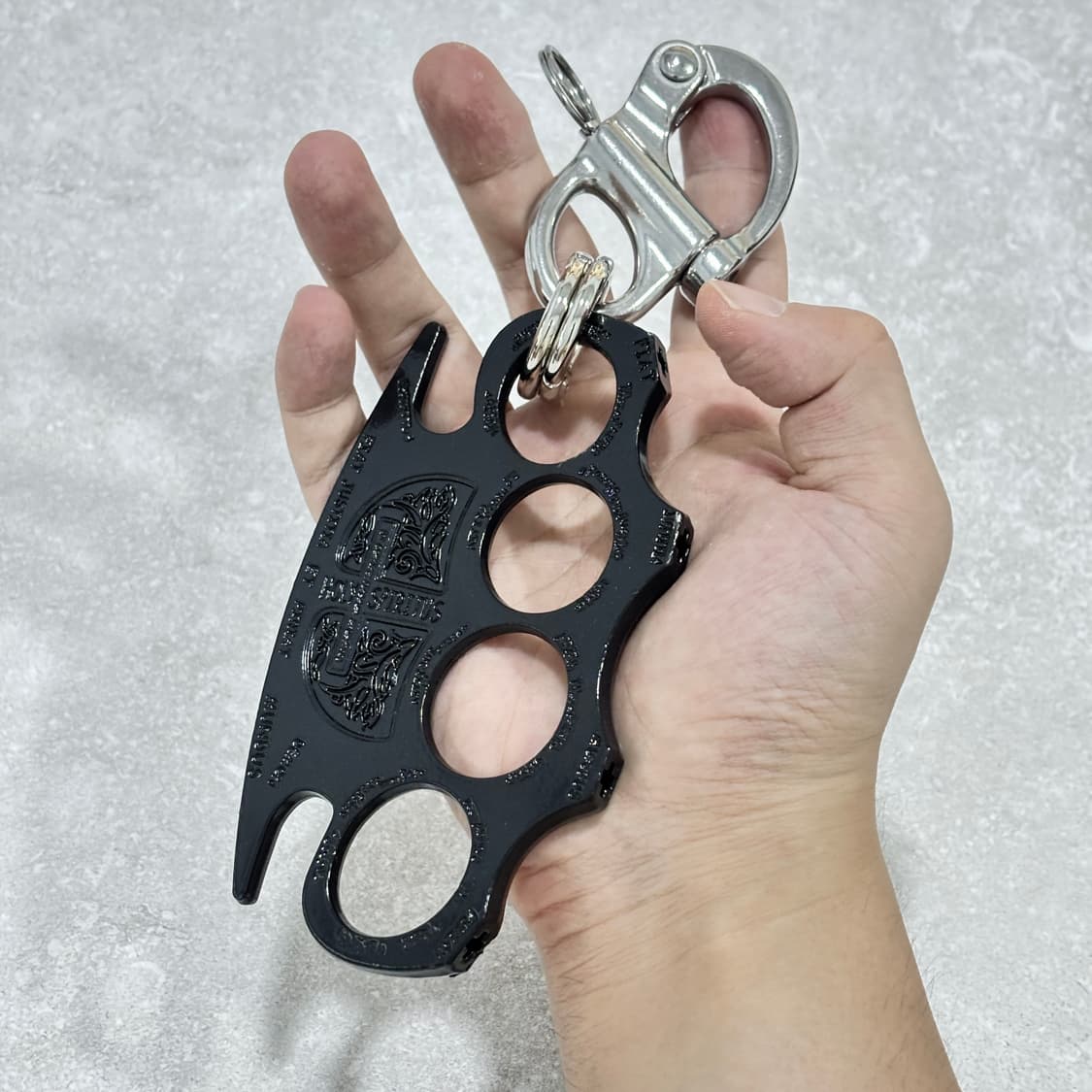 Oribell 스틸 스트라이크 파워 너클 키링 열쇠고리 상품이미지1