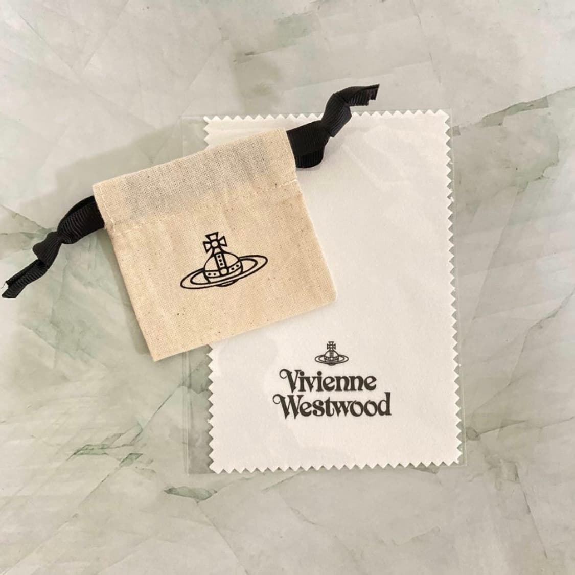 비비안 웨스트우드 레터링 orb 로고 반지(새상품) 상품이미지5