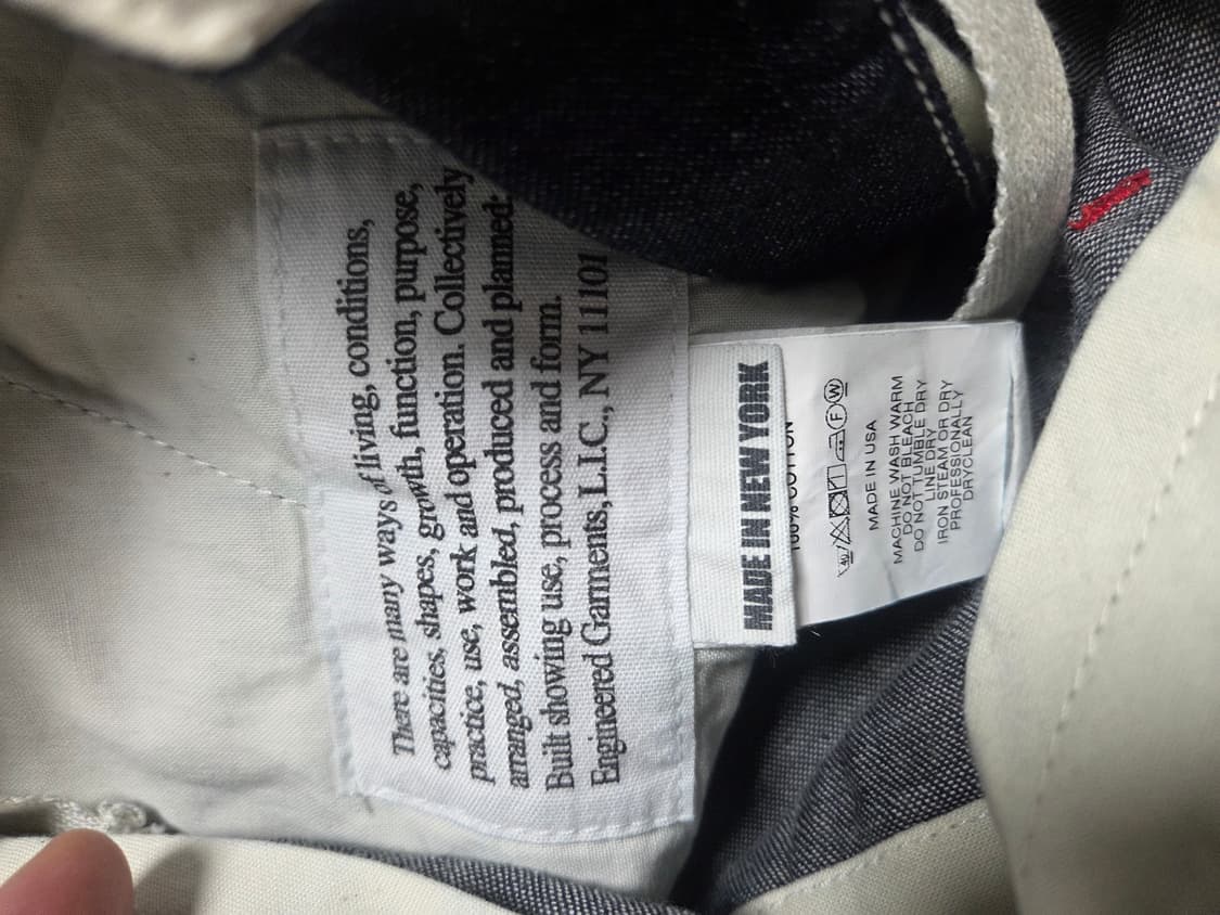 엔지니어드가먼츠 페인터팬츠 8oz cone denim pants 상품이미지5