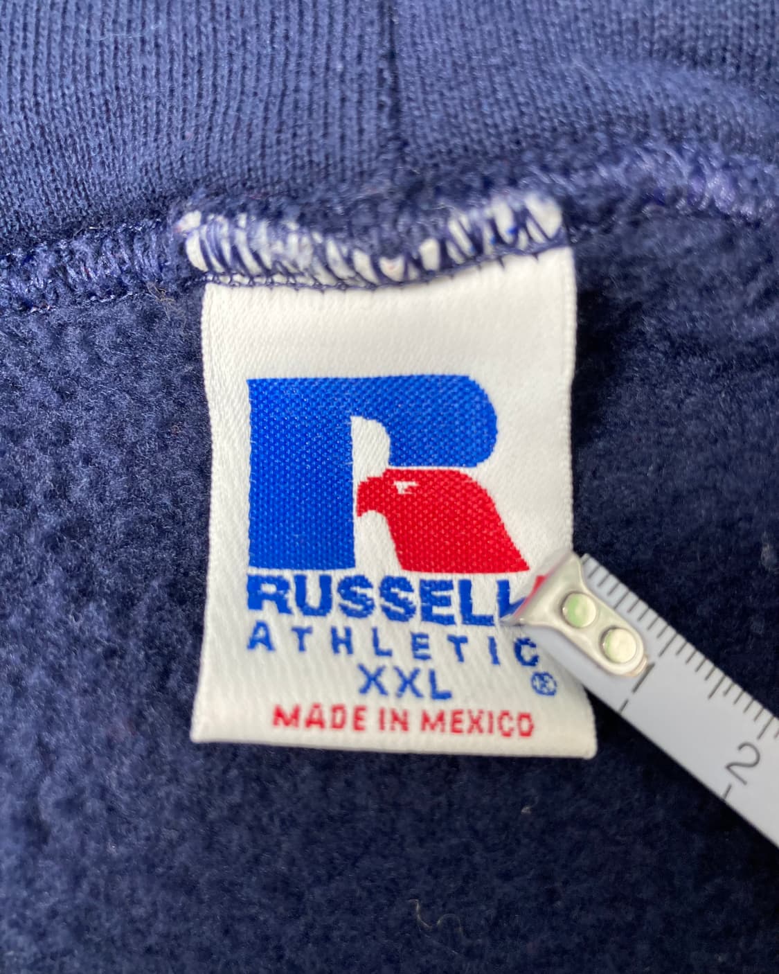 90s Russell Zip Up Hoodie (navy) 상품이미지3