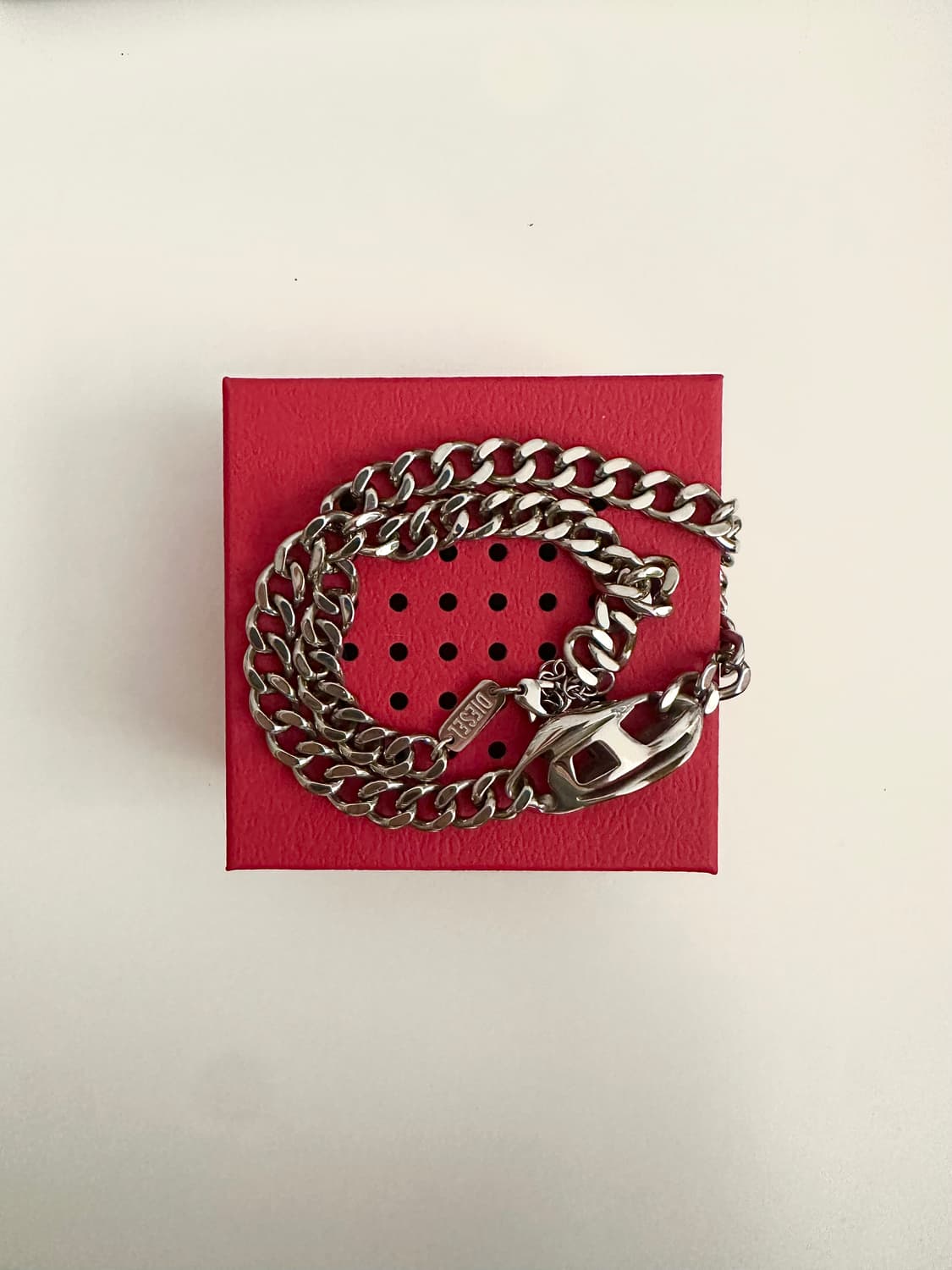 디젤 실버 체인 목걸이 상품이미지1