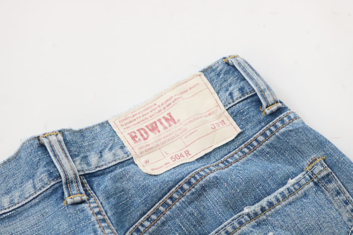 에드윈 빈티지 크래시 디스트로이드 데님 팬츠 (504R) 상품이미지7