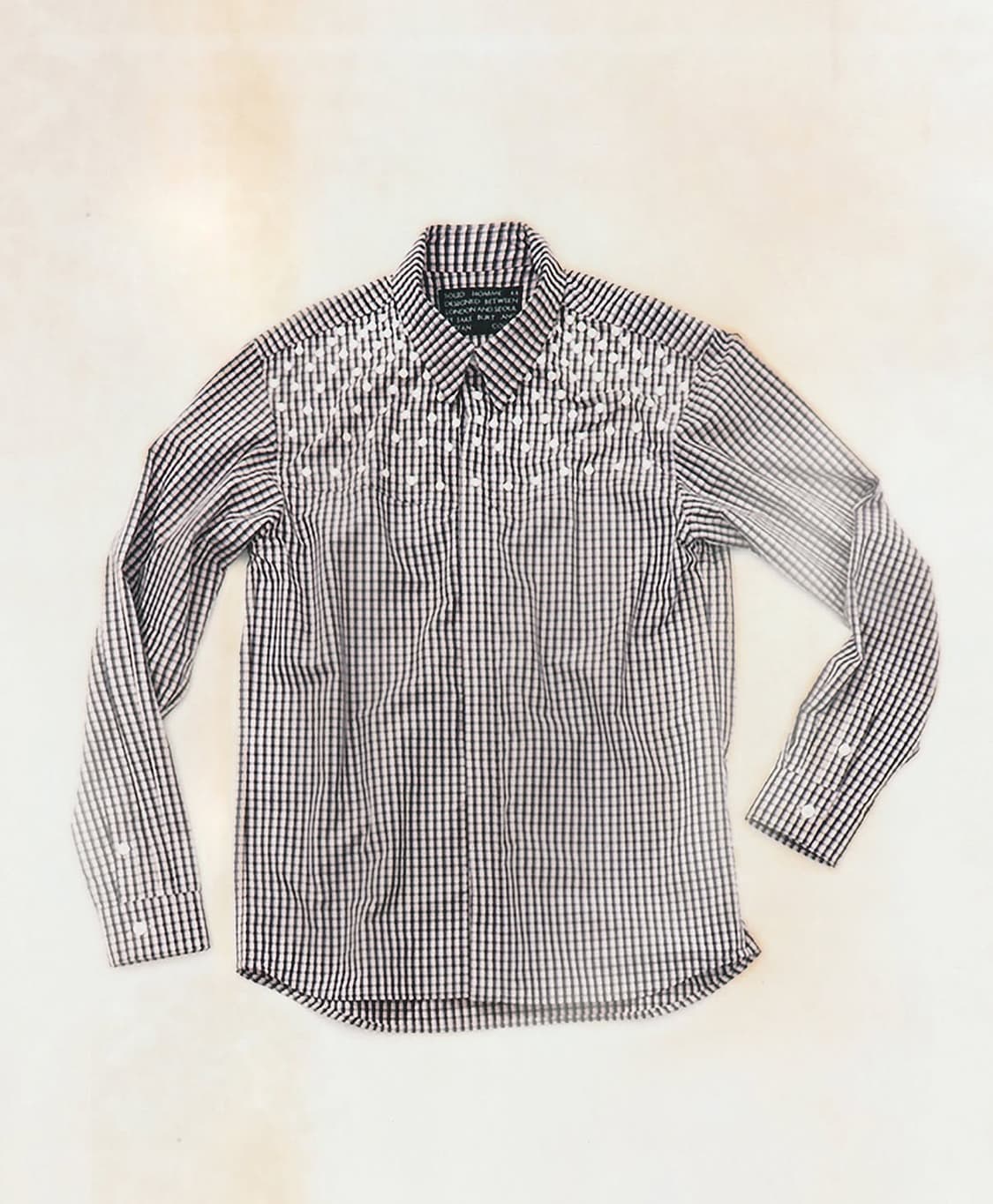 스테판쿡X솔리드옴므 스터드 셔츠 상품이미지1