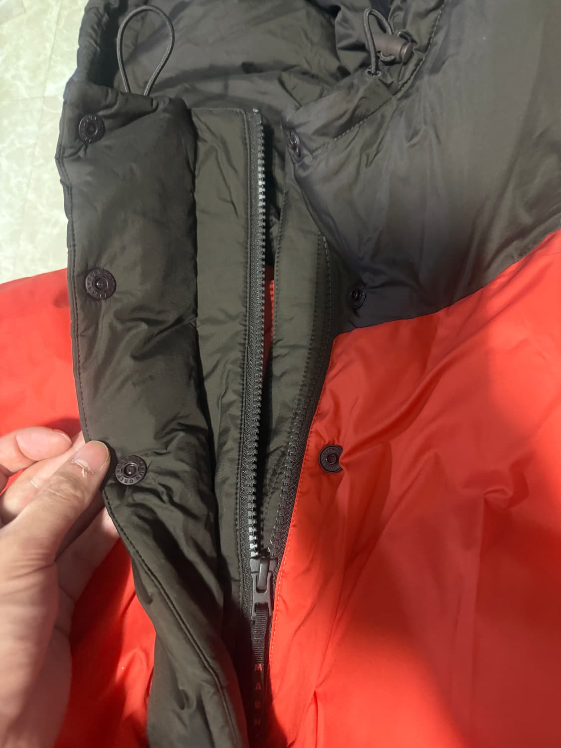 2XL 유니클로 마르니 패딩 오렌지 상품이미지4