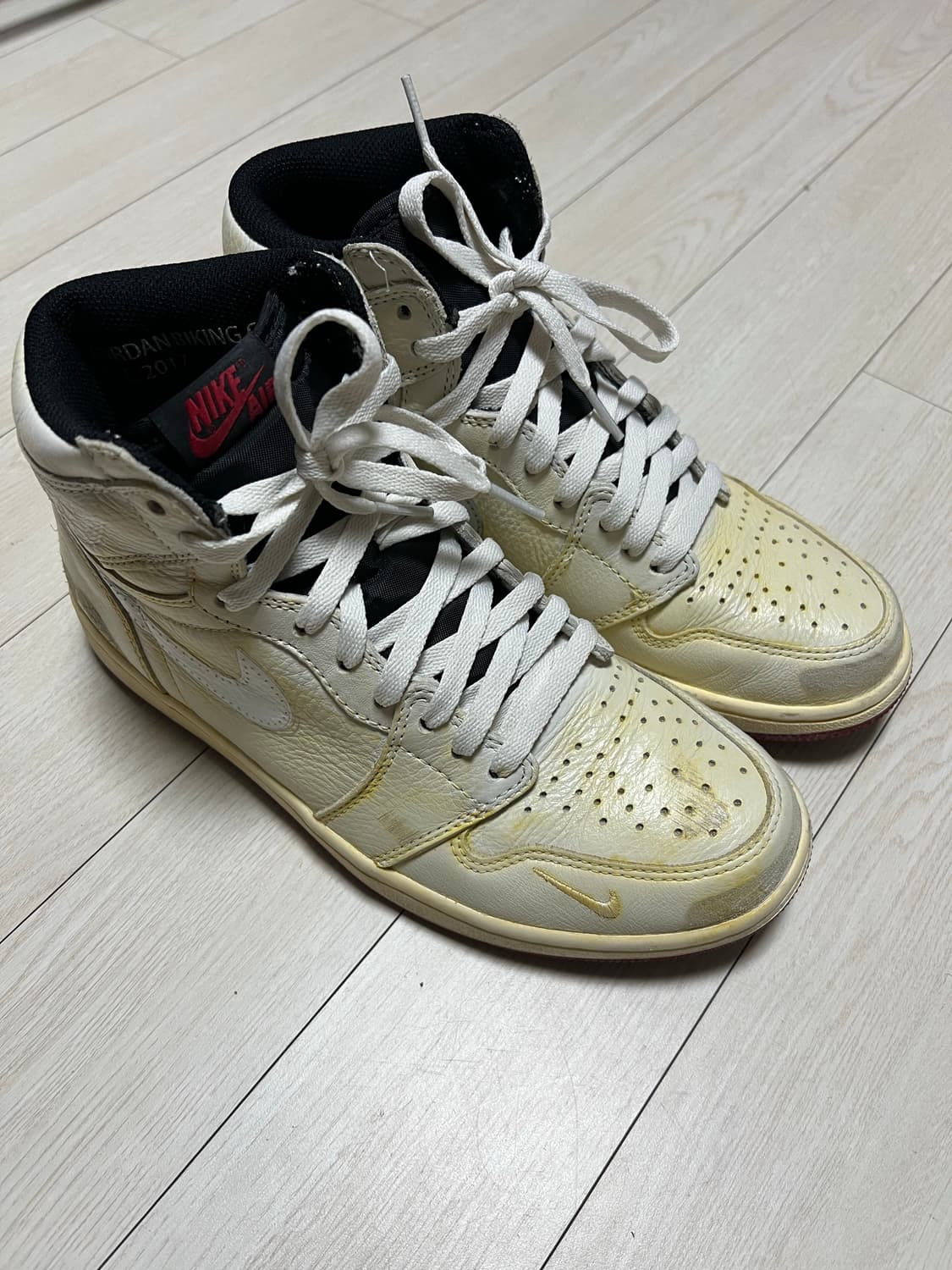 조던1X나이젤실베스터레트로하이세일화이트 265 상품이미지3