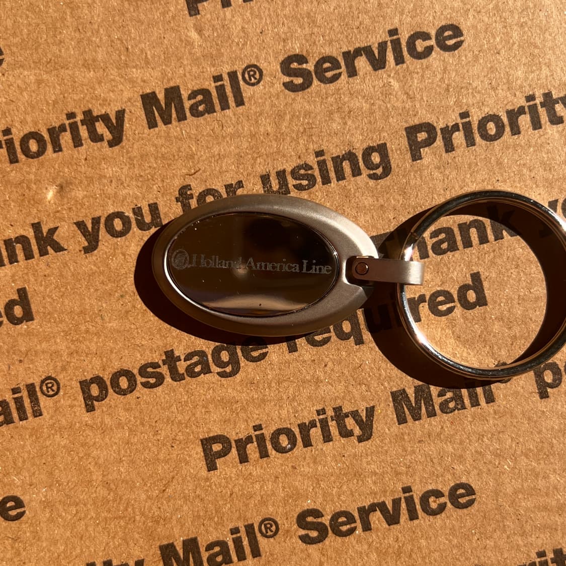 90s vtg Holland America Line Keyring 상품이미지1