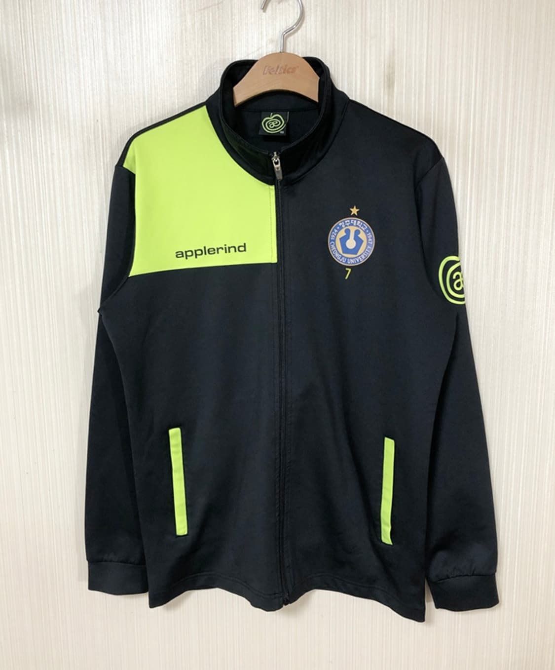 애플라인드 청주대학교 축구부 선수실착 트레이닝자켓/트랙슈트 100 #7 상품이미지1