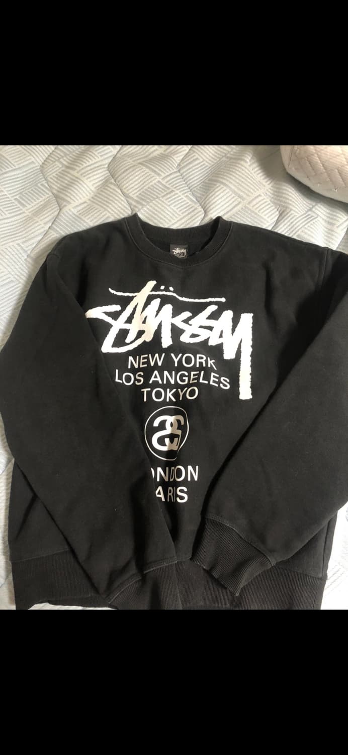 스투시 월드투어 맨투맨 상품이미지2