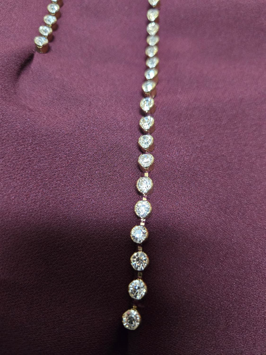 모조에스핀 버건디 스커트 상품이미지4