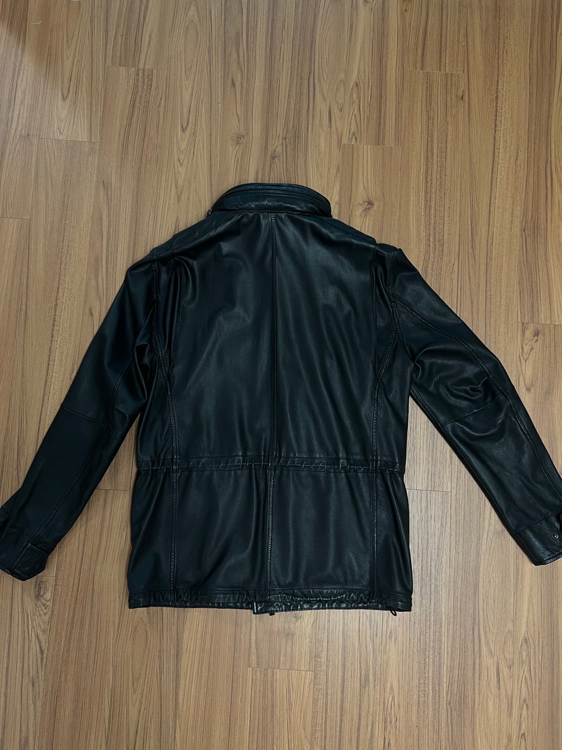 Aspesi 남성 가죽 사파리 자켓 블랙 M 상품이미지2