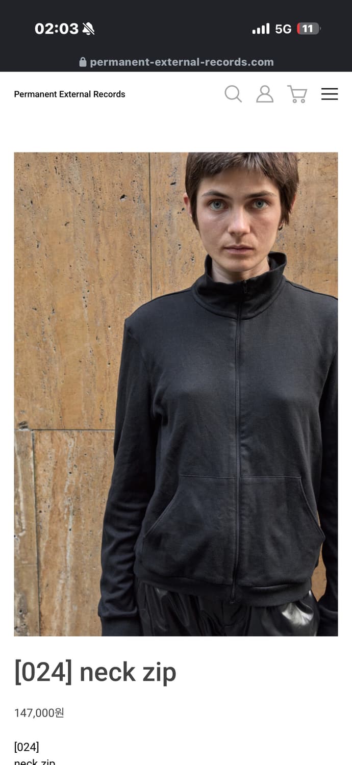 머듈 넥집업 블랙 3sizs 상품이미지1