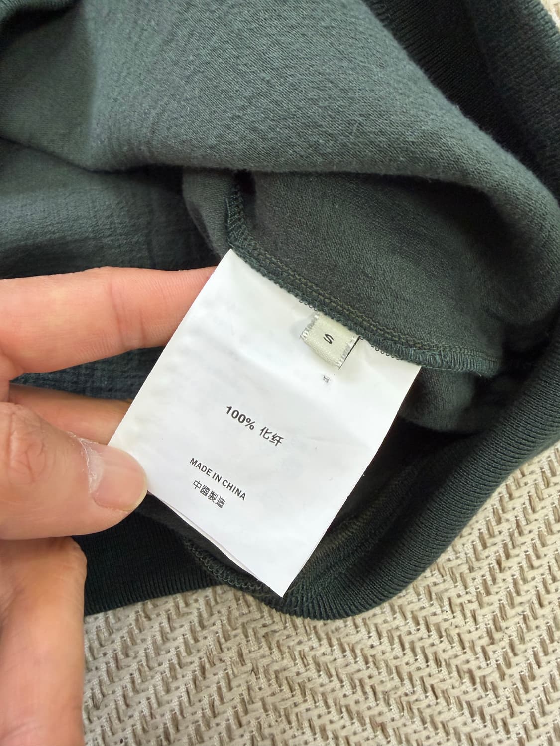 정품) 랑방 한섬 핀턱 포인트 오버핏 맨투맨 S 상품이미지6