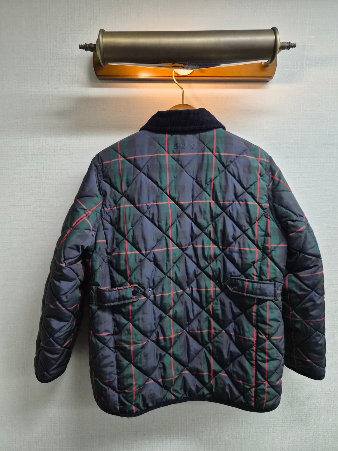 우먼 M) siero 시에로 타탄체크 퀼팅자켓 팝니다 상품이미지2