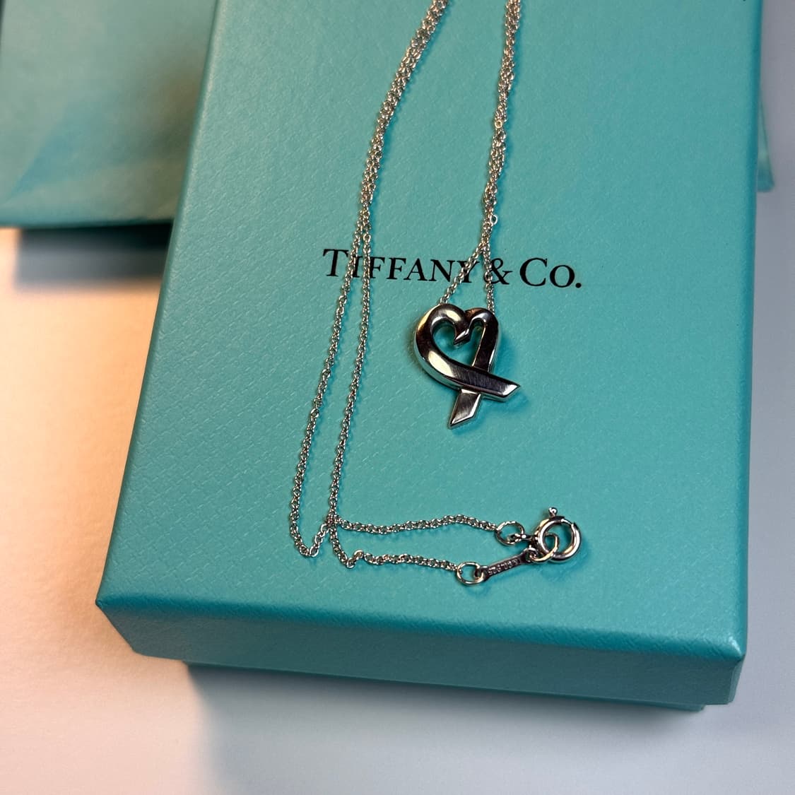 티파니앤코 팔로마 피카소 러빙 하트 실버 목걸이 상품이미지1