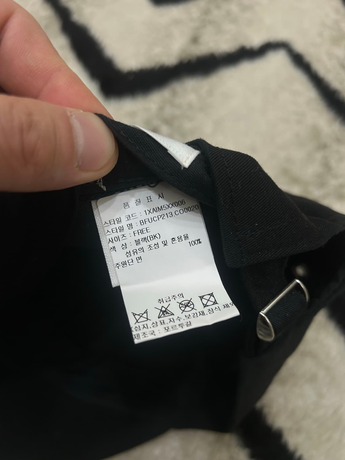 AMI 아미 하트로고 볼캡/블랙 상품이미지7