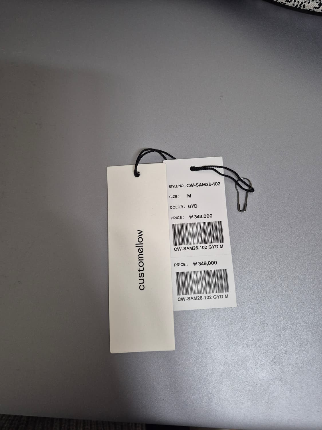 커스텀멜로우 Dark Grey Trucker Shirt 셔츠 자켓 상품이미지5