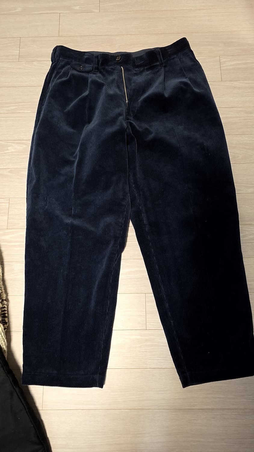 페로우즈 코듀로이 네이비 바지 L 상품이미지1