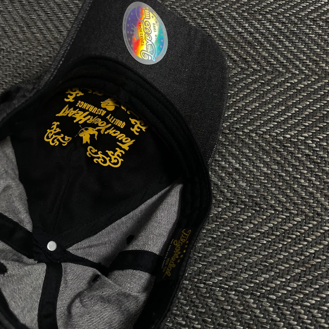 TOUCH YOUR HEART y2k 빅 자수 볼캡y 4594 상품이미지4