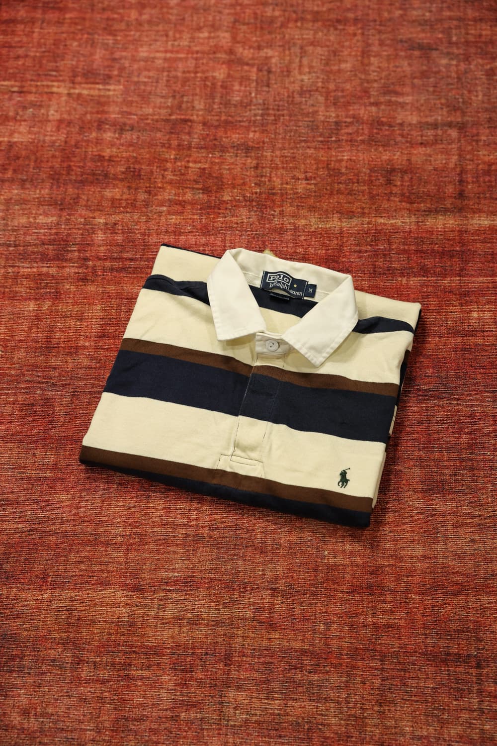90~00s 빈티지 폴로 스트라이프 럭비티 판매 상품이미지9