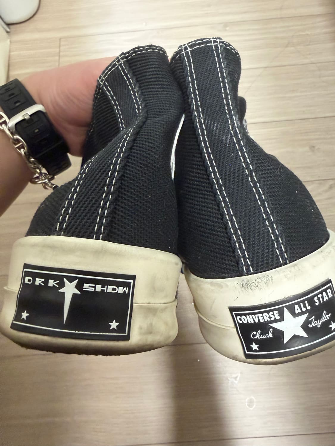 컨버스 x 다크쉐도우 터보다크 척 70 하이 블랙 상품이미지5