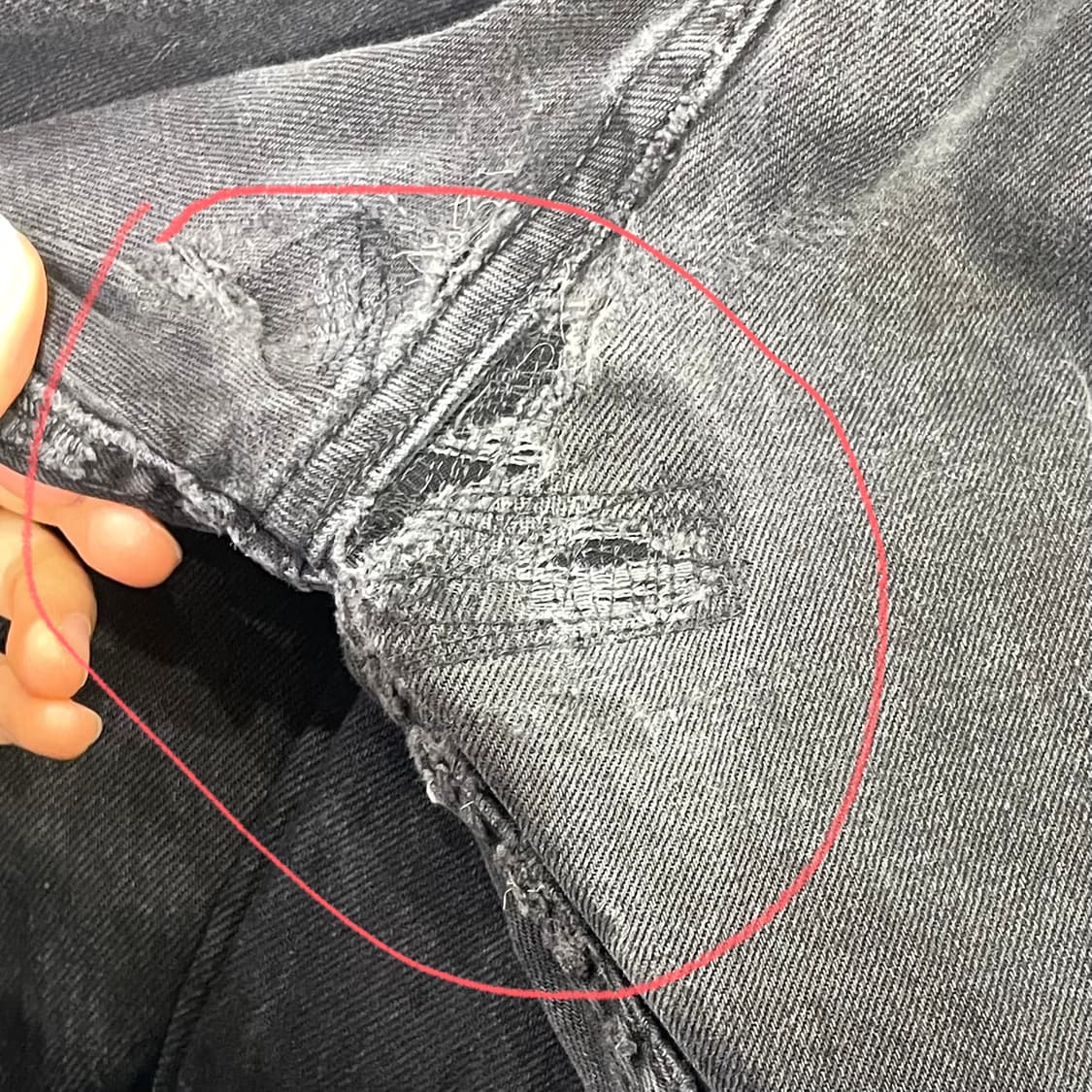 (32) Levi's 502 (리바이스 스트레이트 블랙 데님) 상품이미지8