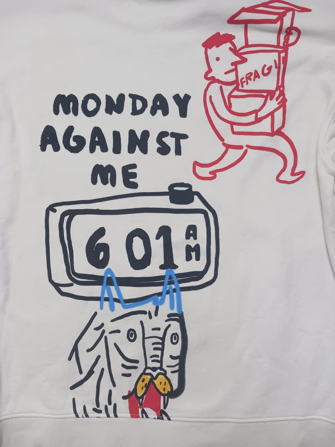 [M] 자라 앱스트랙트 그래픽 맨투맨 스웨트셔츠 상품이미지8