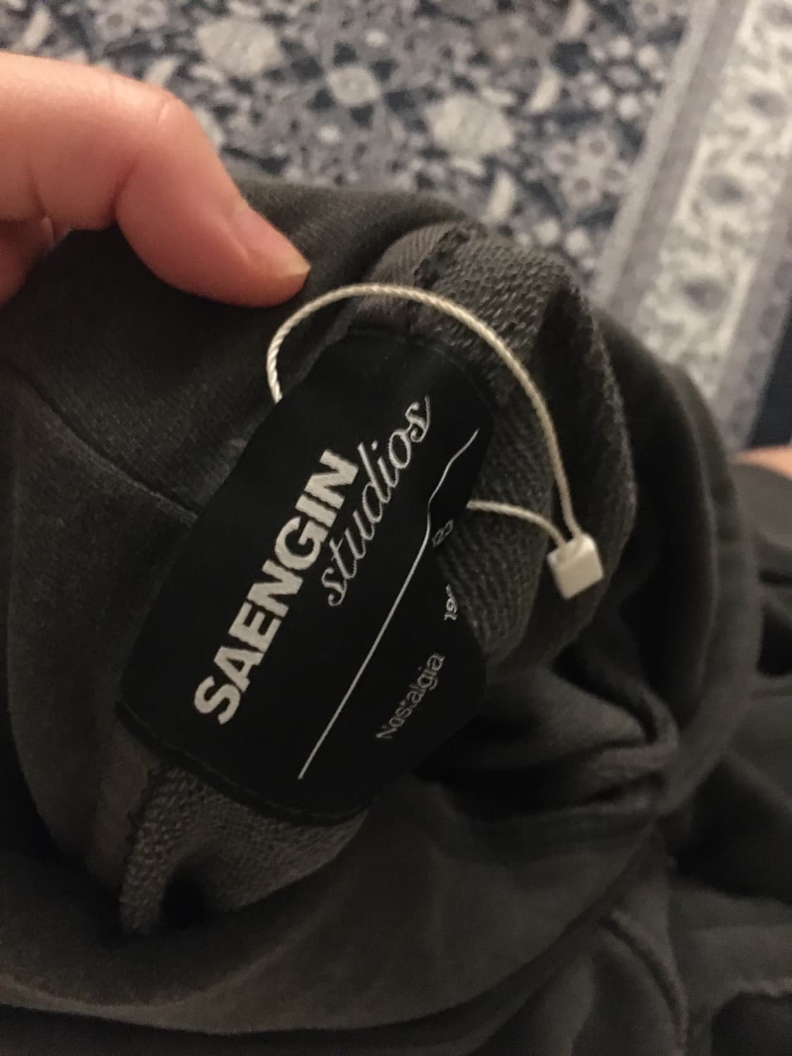 생긴 스튜디오 셔링 로프 후디 상품이미지1