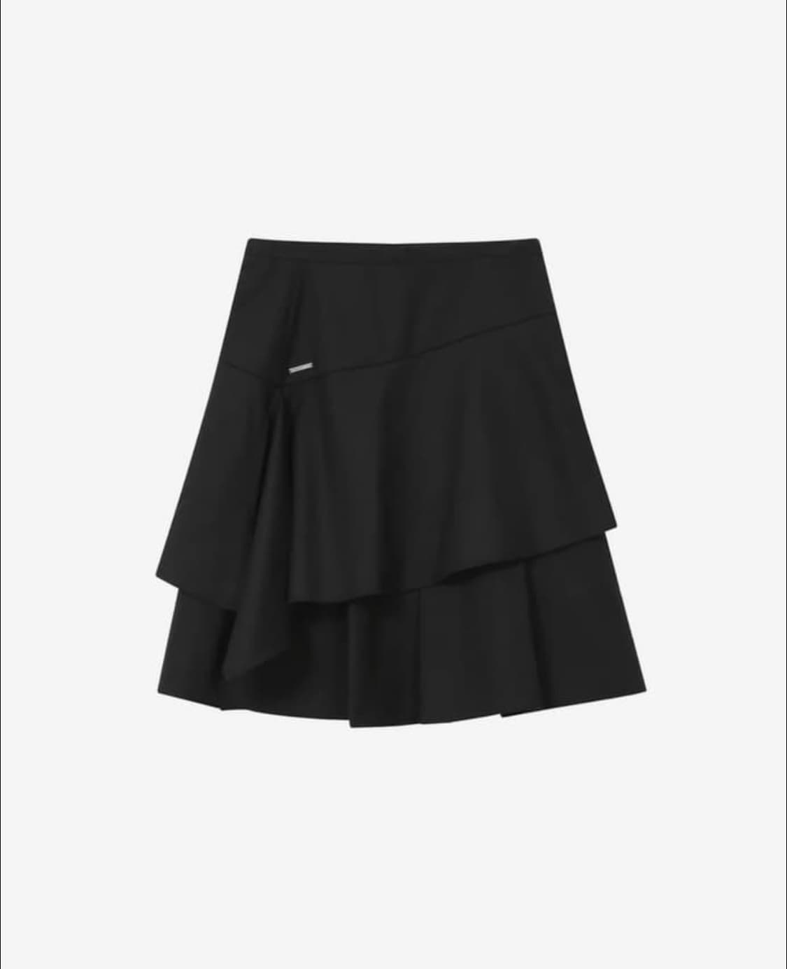미세키서울 Sei layered midi Skirt BLACK 1 상품이미지2