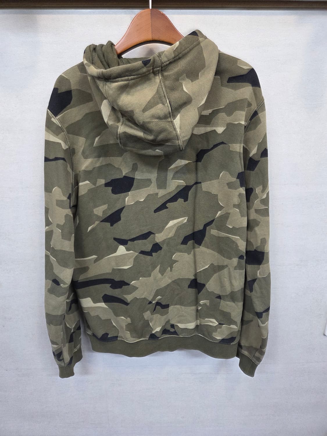 나이키 해외판 nsw 클럽 기모 카모 후드티 s 상품이미지2