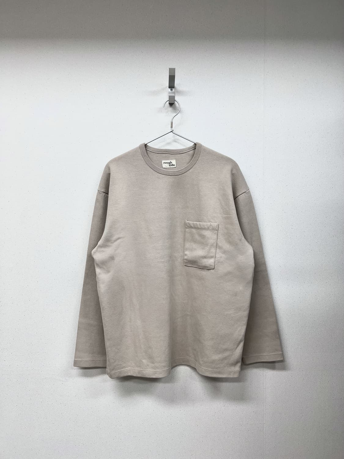 (KR/3) 러프사이드 롱슬리브 오트밀 상품이미지1