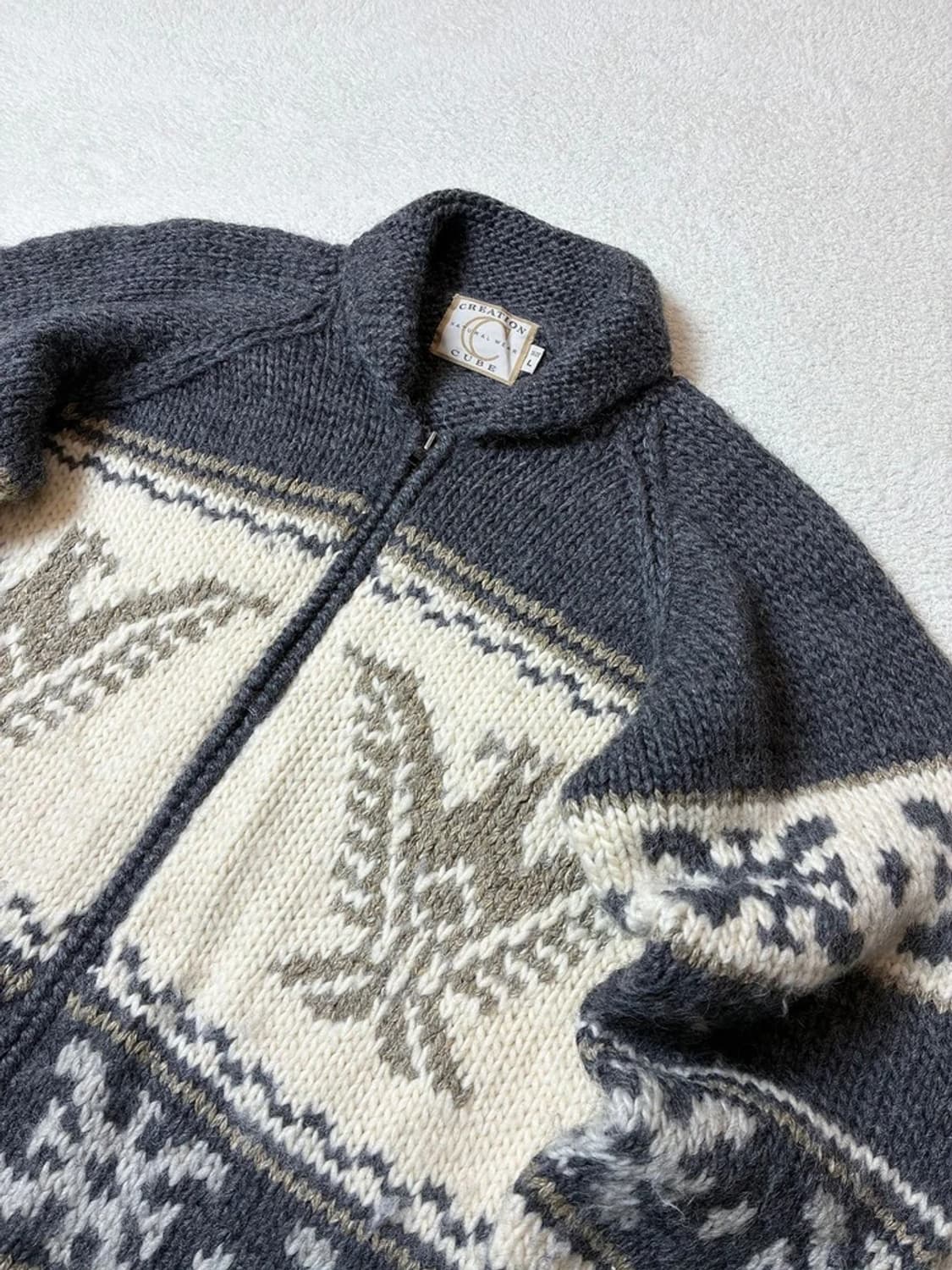 CREATION CUBE 90's 재팬 헤비 울 코위찬 PN6672    상품이미지2