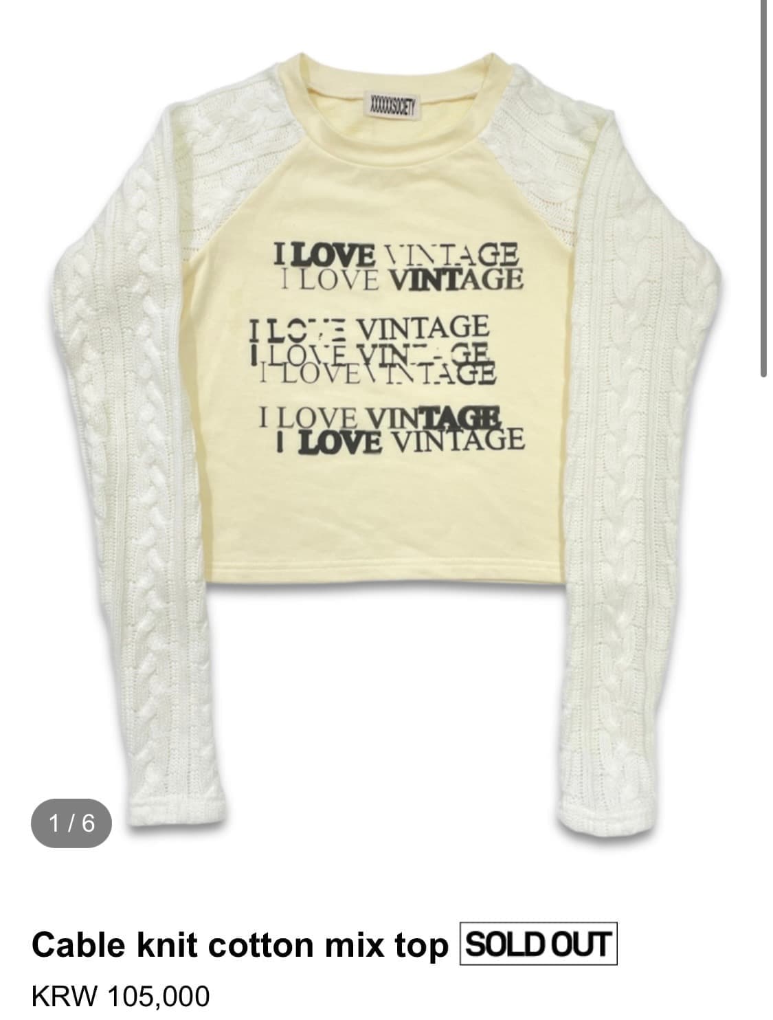 모자이크소사이어티 니트 코튼 믹스 탑 상품이미지2