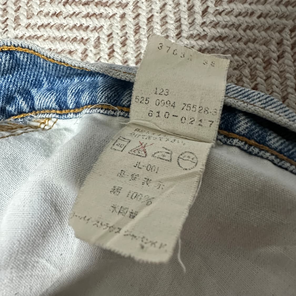 LEVI'S 610 90's usa made vintage denim 상품이미지5