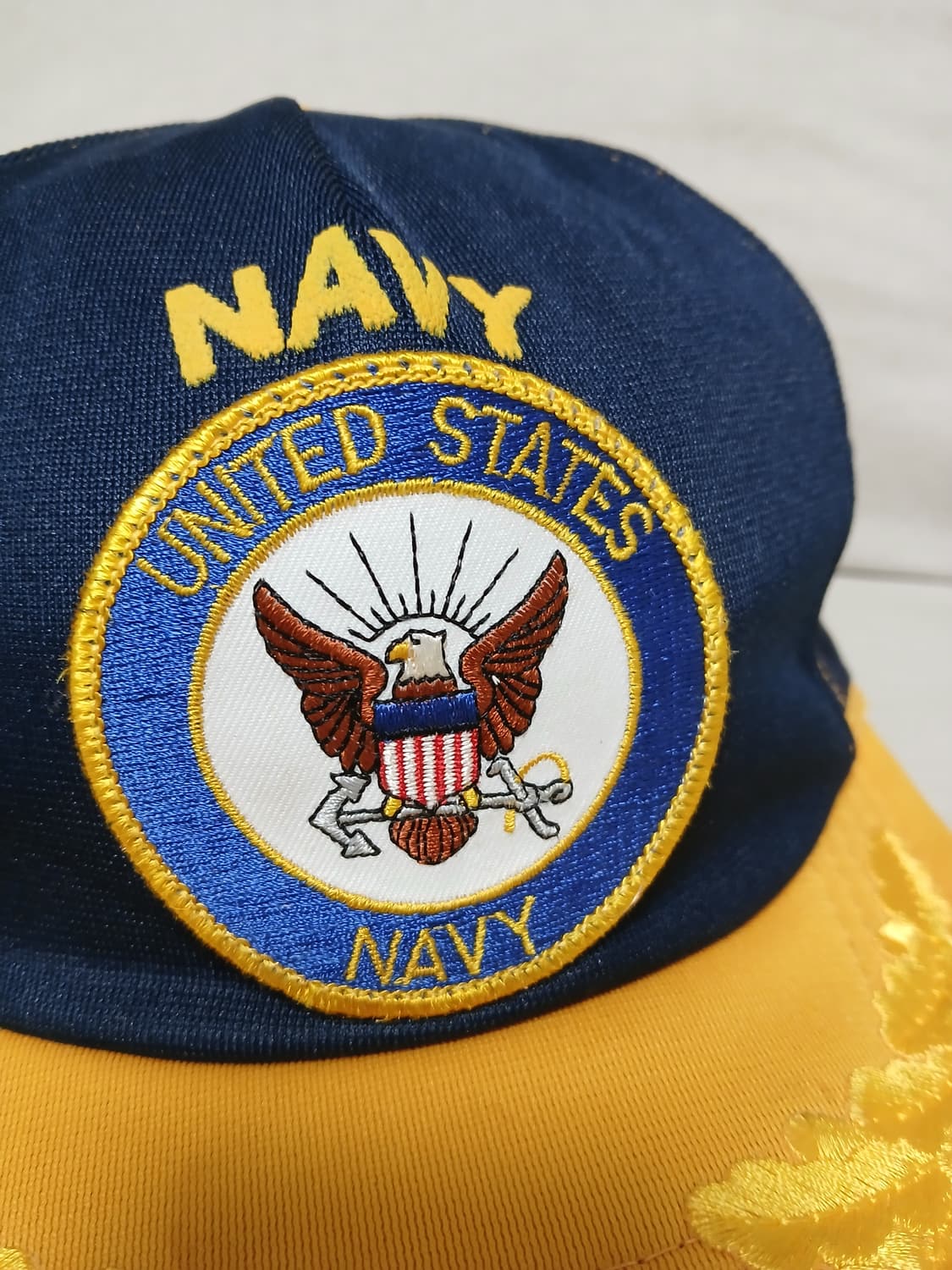 빈티지 US NAVY 월계수 자수  mash cap 상품이미지2