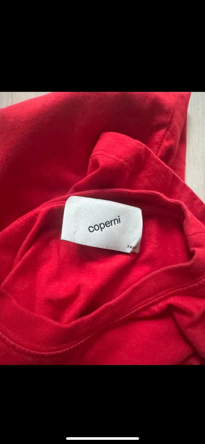 코페르니 coperni 레드 반팔 티셔츠 상품이미지3