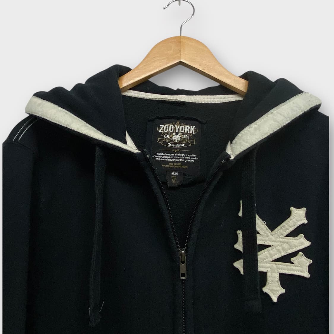 Zoo York 로고 후드집업 L 상품이미지3