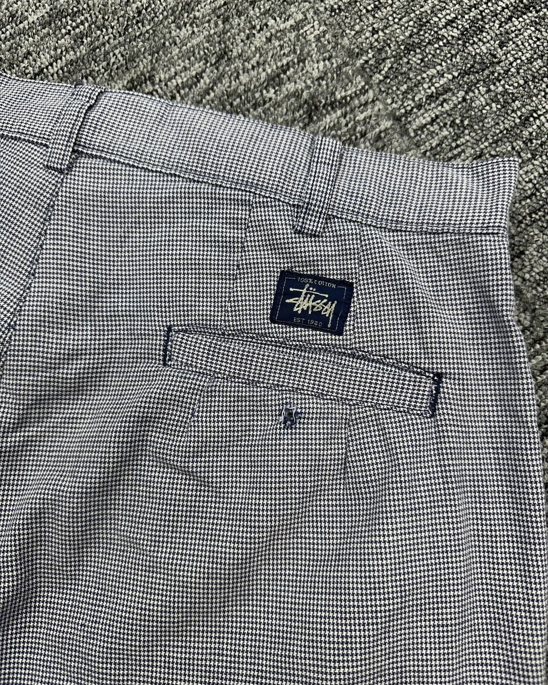 (30)스투시 USA 체크반바지-M958 상품이미지5