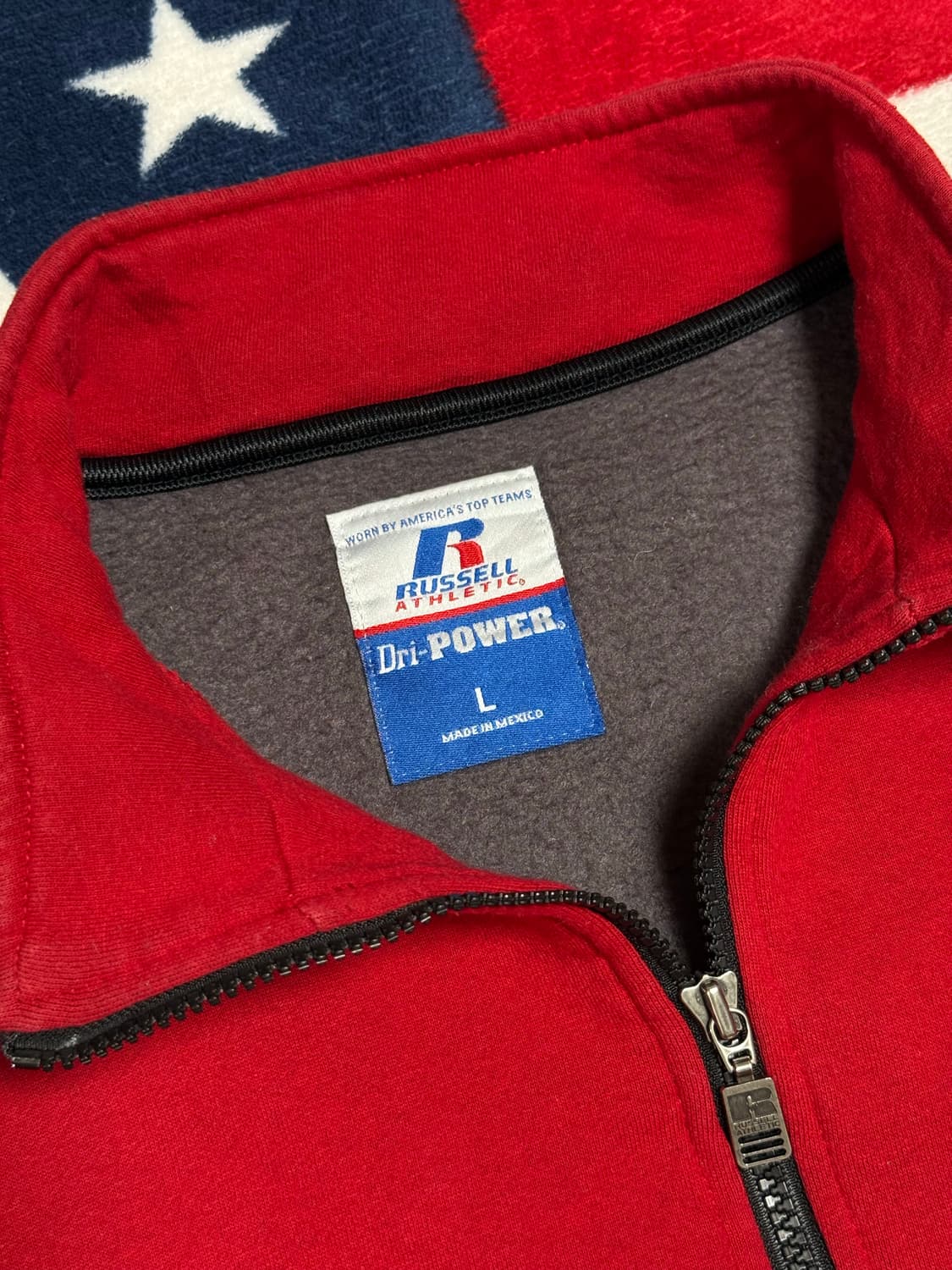 러셀아슬레틱 쿼터집업 아노락 Rusell Athletic anork 상품이미지6